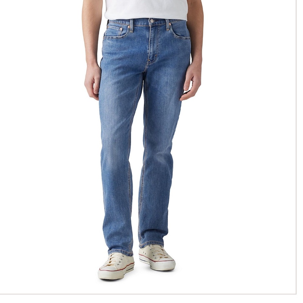 Levi's Men's Classic Blue Straight Jeans - Picture 2 of 11